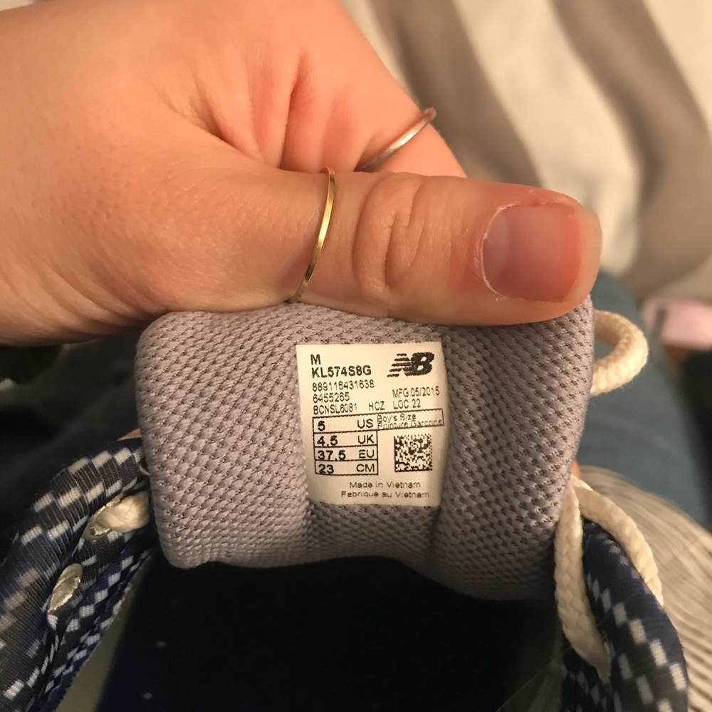 Blue New Balance Sneakers - Picture 6 of 6